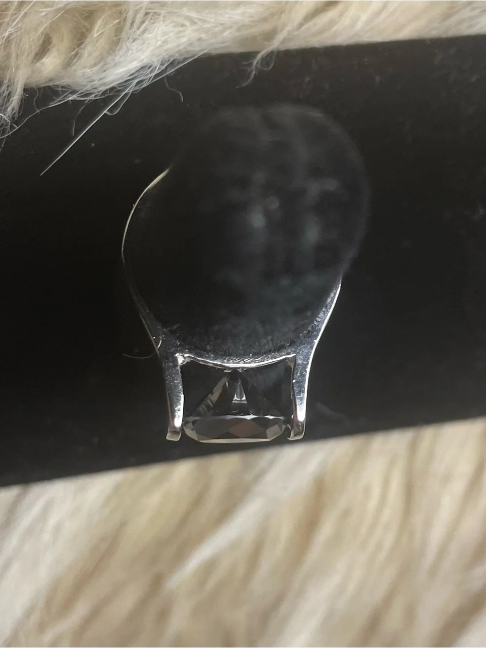 Gorgeous Certified 2.5 Ct. Round Brilliant Cut Black Moissanite Diamond Ring